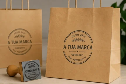 Carimbos para sacos de papel