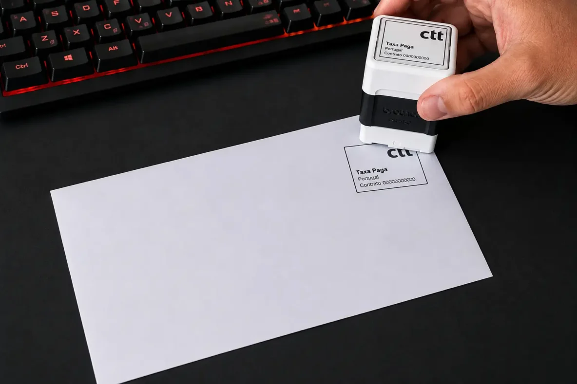 Carimbo taxa paga CTT